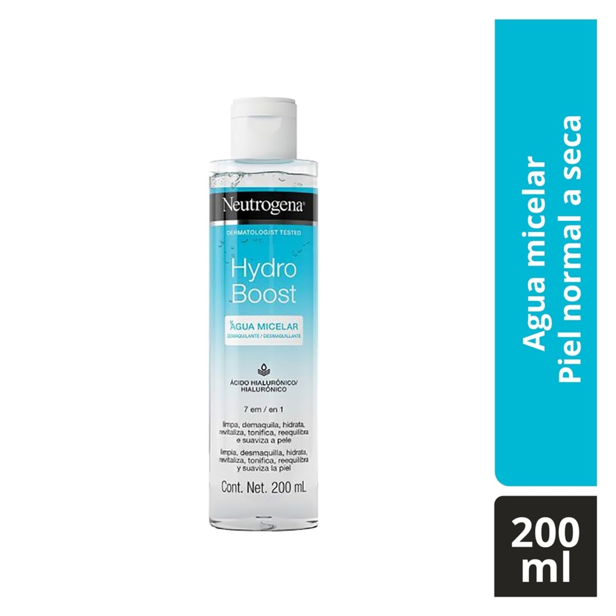 NEUTROGENA - Agua Micelar Neutrogena Hydro Boost Envase 200 mL