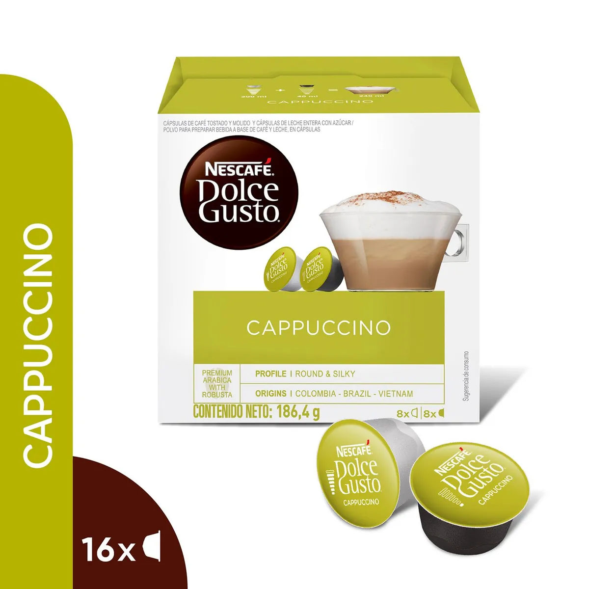 NESCAFE - Cappuccino Nescafe Dolce gusto 16 Cápsulas