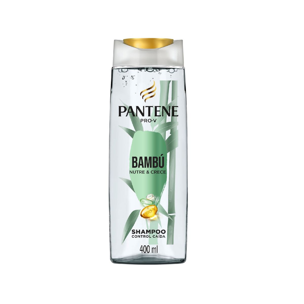 PANTENE - Shampoo Pantene Bambú Botella 400 mL