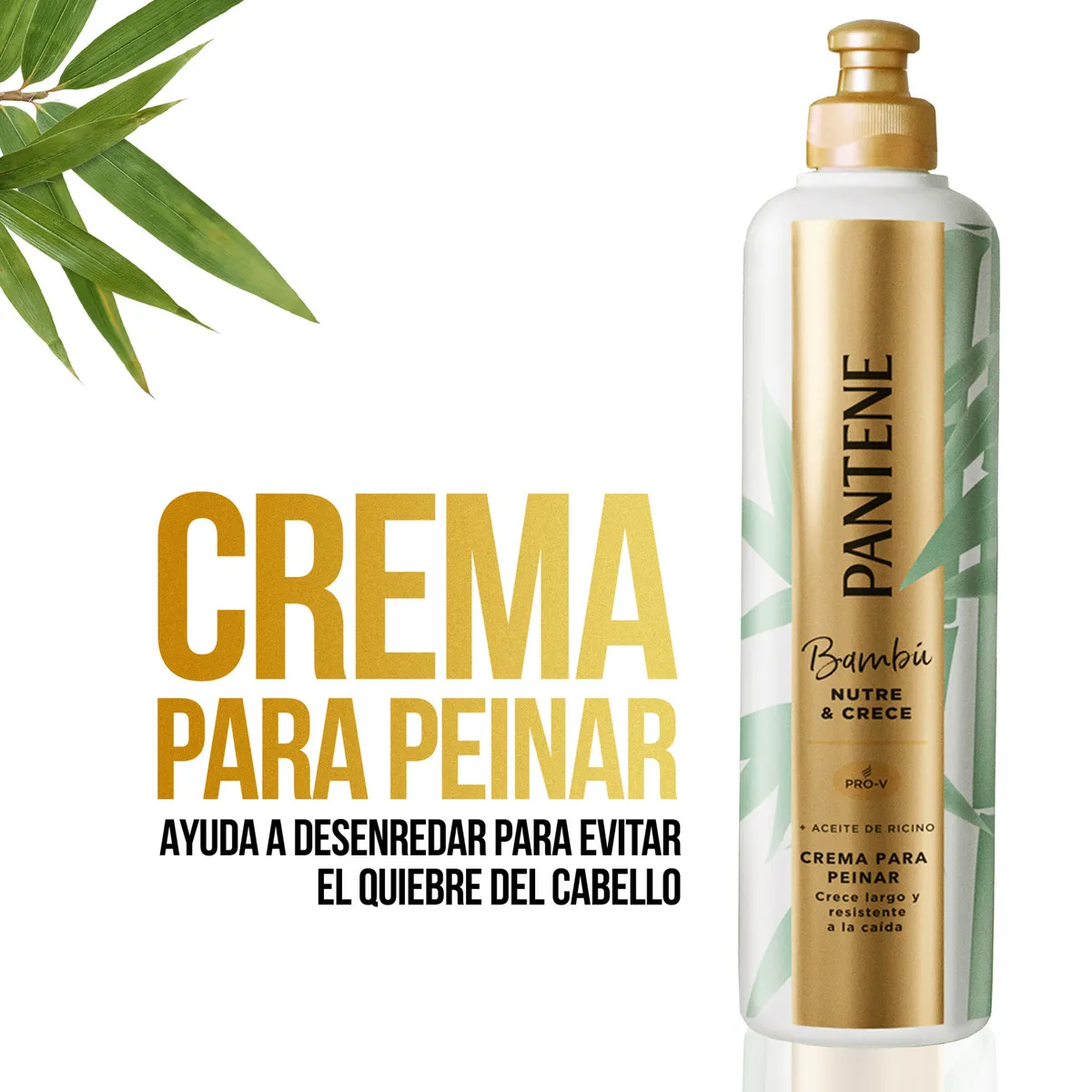 PANTENE - Crema para Peinar Pantene Bambú Botella 300 mL