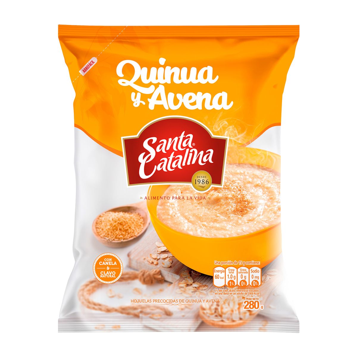 SANTA CATALINA - Avena con Quinua Santa Catalina Bolsa 280 g