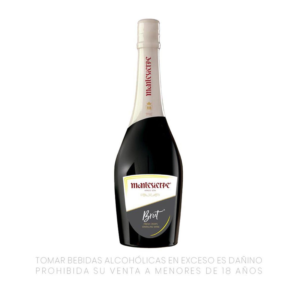 MONTESIERPE - Vino Espumante Montesierpe Brut Botella 750 mL