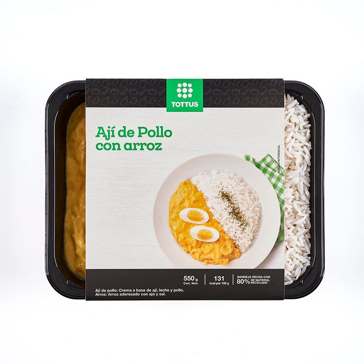 TOTTUS - Ají De Pollo Con Arroz Blanco