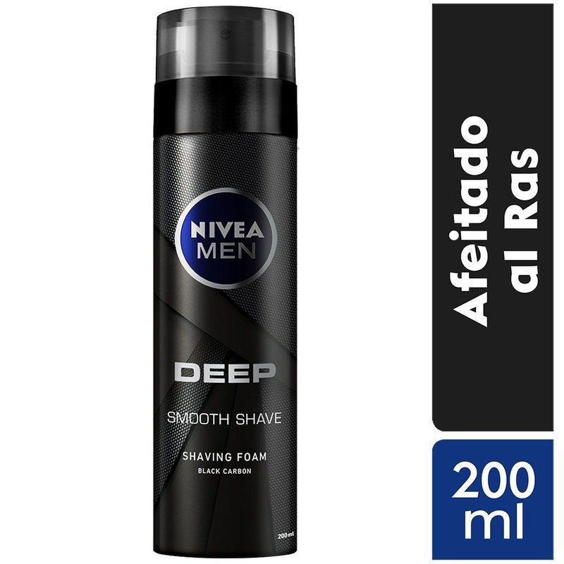 NIVEA - Espuma De Afeitar Nivea Men Deep Envase 200 mL