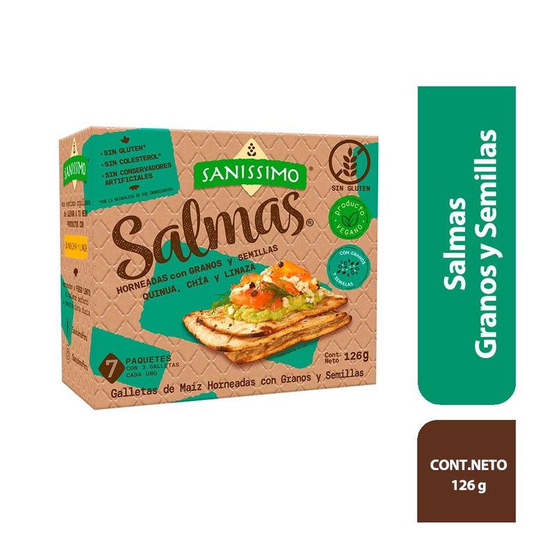 SANISSIMO - Salmas Granos y Semillas Sanissimo 7 Unidades