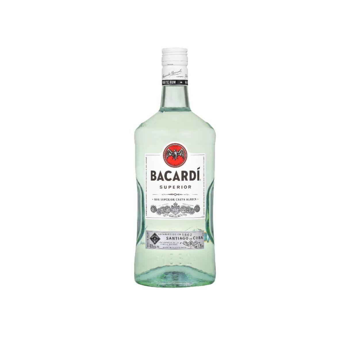 BACARDI - Ron Bacardi Carta Blanca Botella 1.75 L