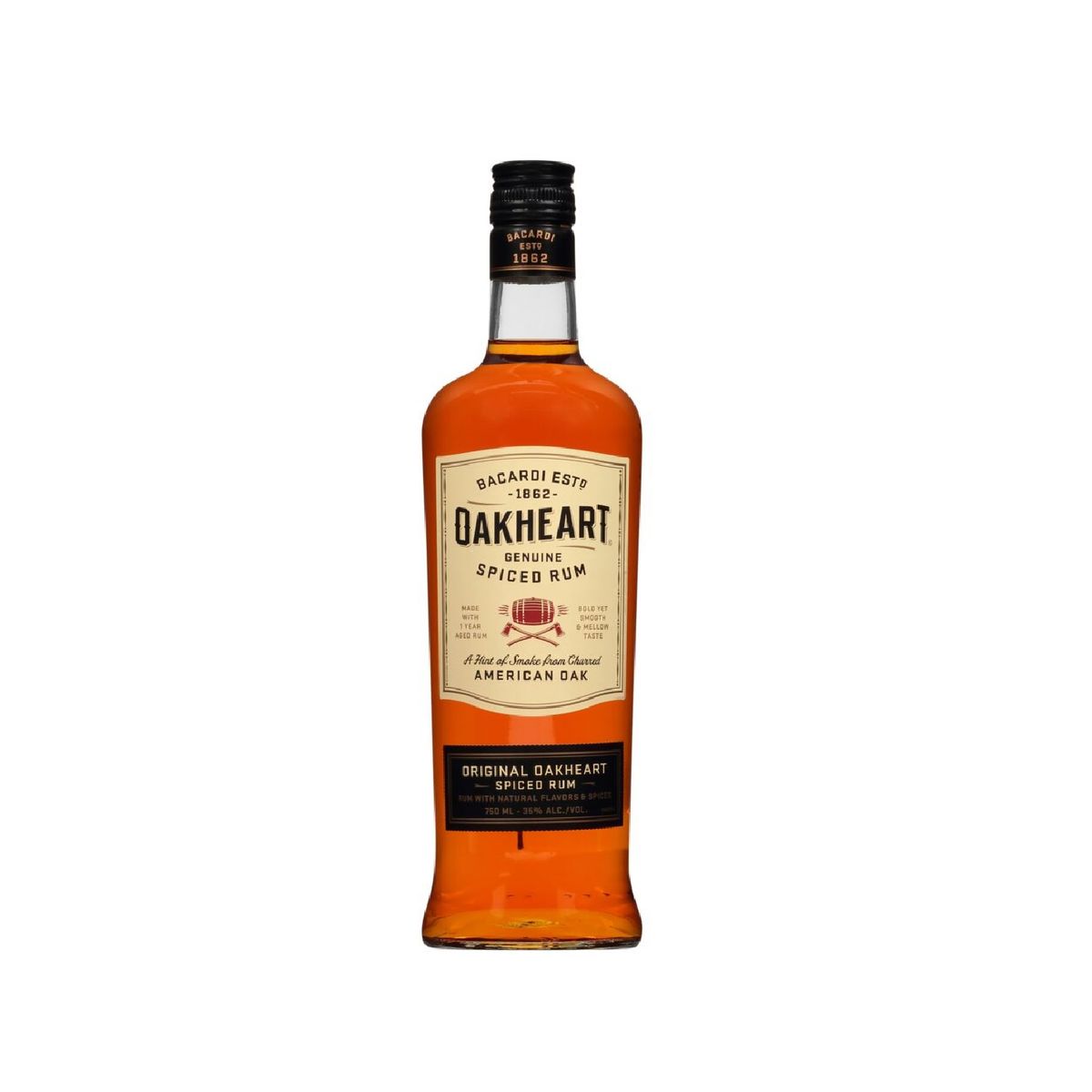 BACARDI - Ron Bacardi Oakheart Botella 750 mL