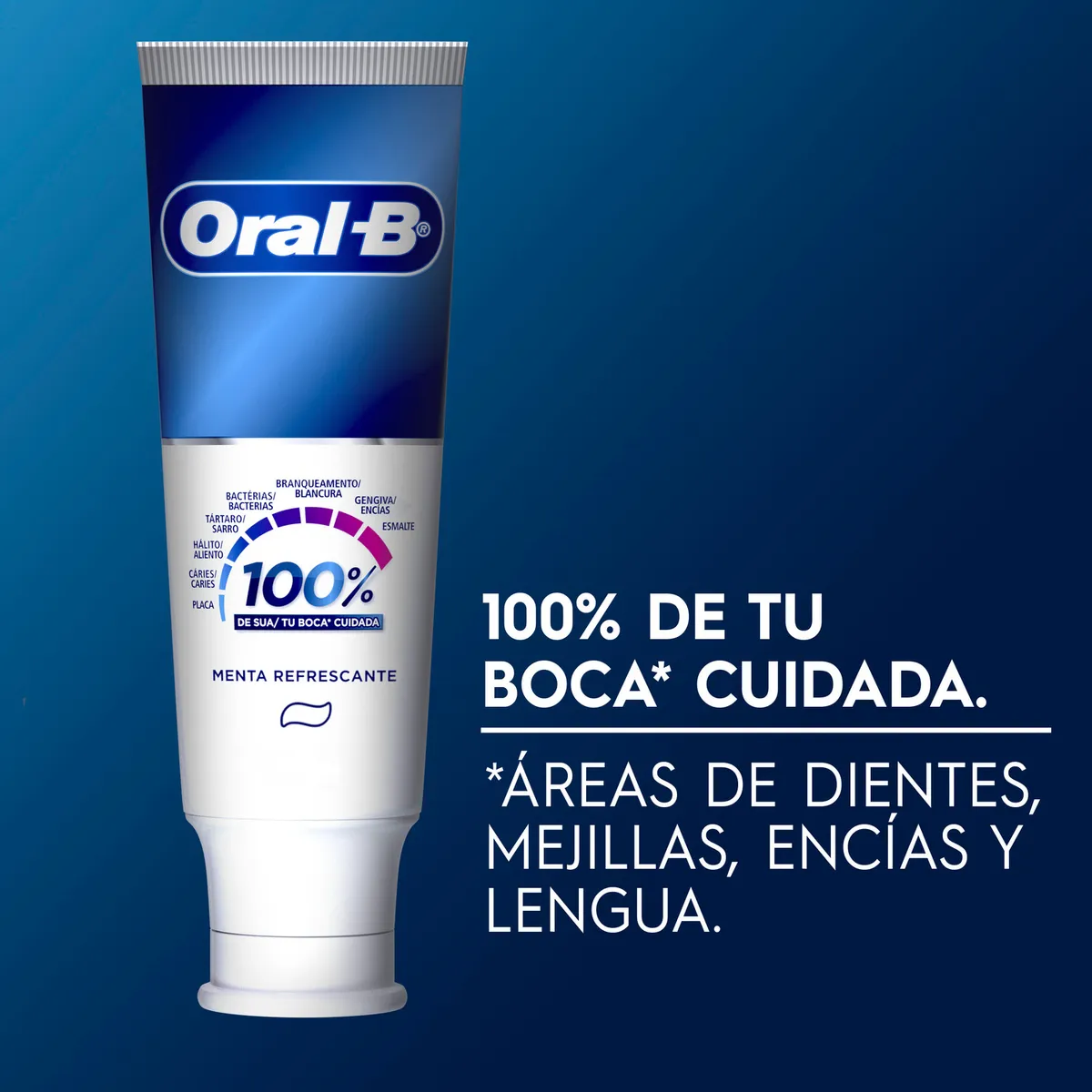 ORAL B - Crema Dental Oral B 100% Envase 120 mL