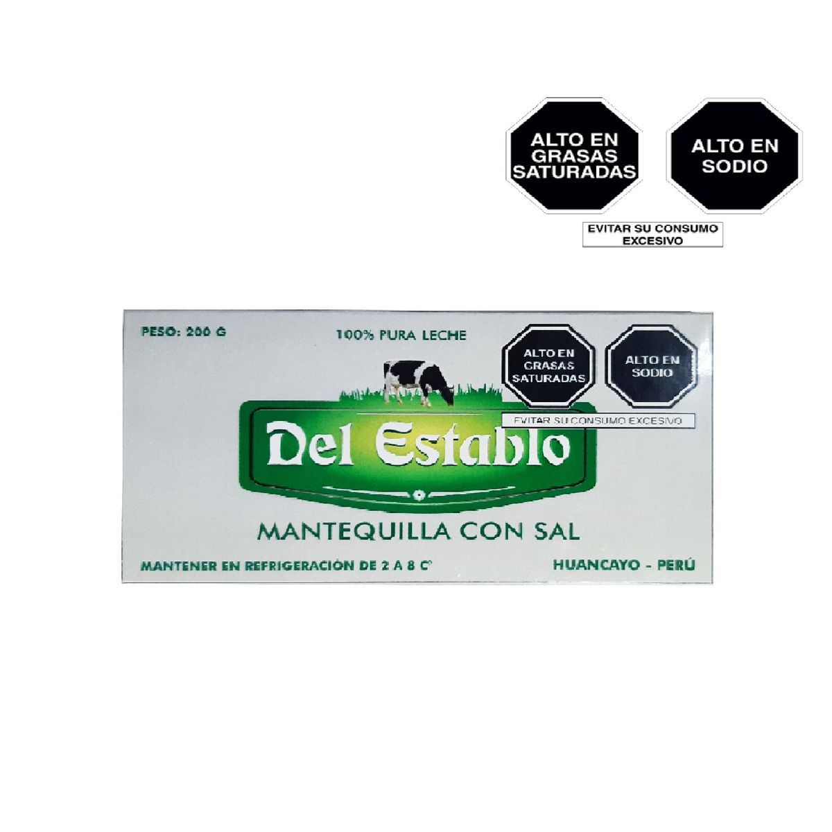 DEL ESTABLO - Mantequilla Del Establo Con Sal Empaque 200 g