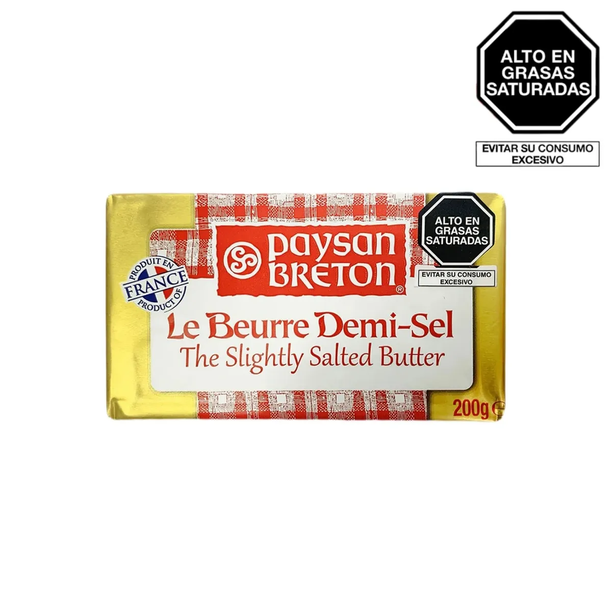 PAYSAN BRETON - Mantequilla con Sal Paysan Breton Empaque 200 g