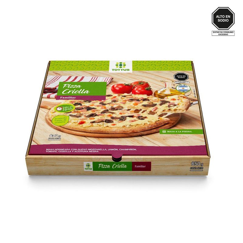 TOTTUS - PIZZA FAMILIAR ESPANOLA TOTTUS