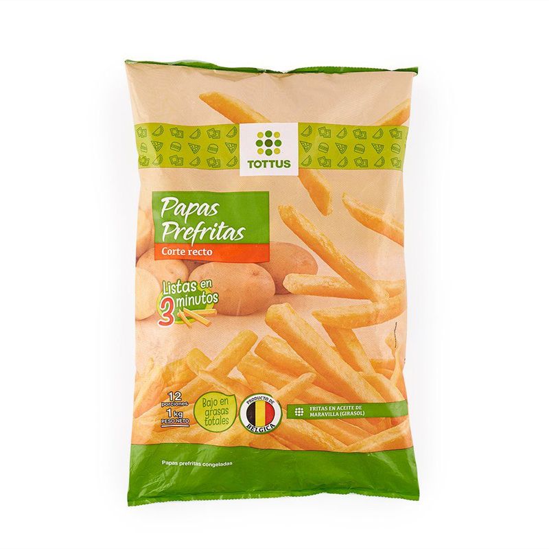 TOTTUS - Papas Pre Fritas Rectas Tottus