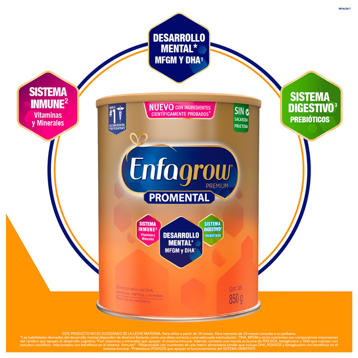 ENFAGROW - Fórmula Infantil Enfagrow Premium Promental Lata 850 g