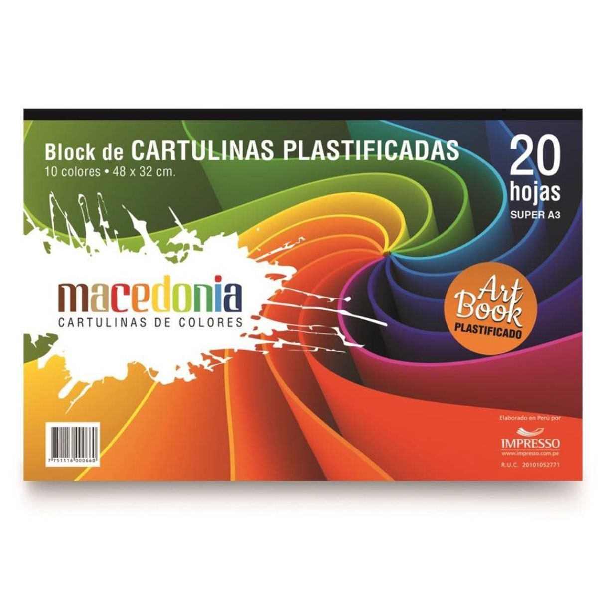 MACEDONIA - Block Plastificado Macedonia X 20Hj