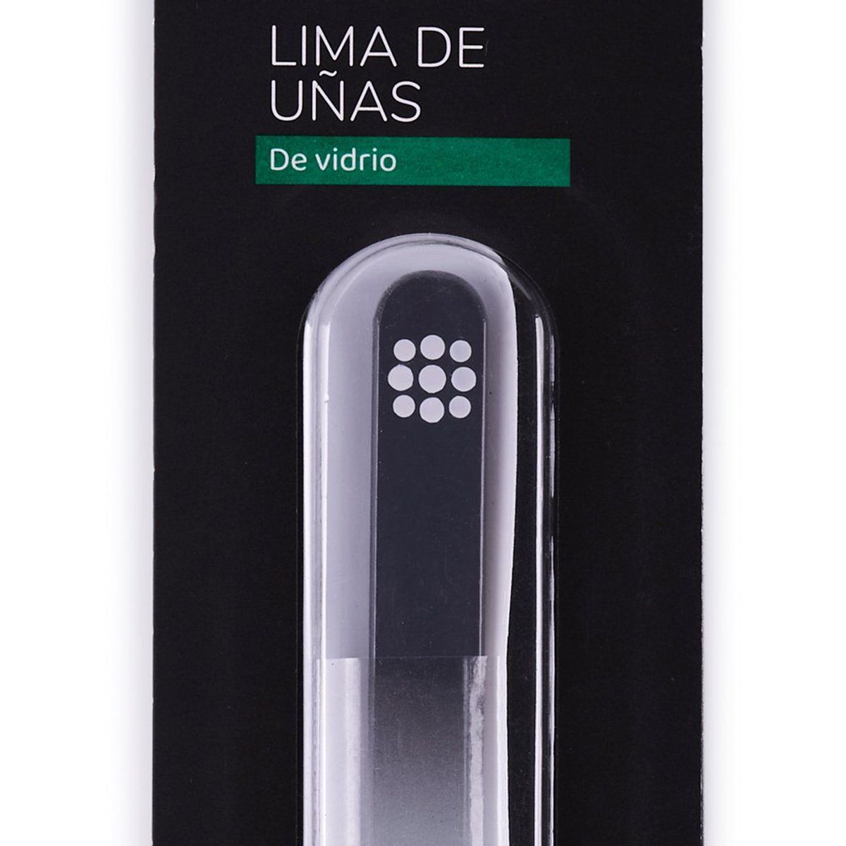 TOTTUS - Lima de Uñas de Vidrio Tottus Color Negro