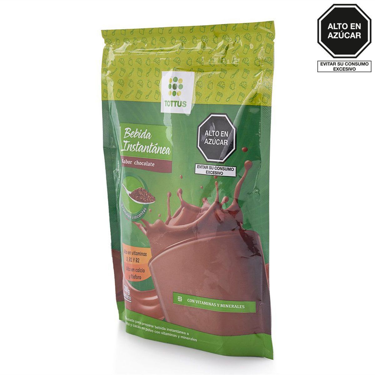 TOTTUS - Bebida Instantánea Granulada Doypack Tottus 200g