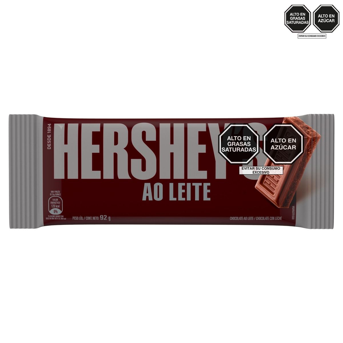 HERSHEYS - Chocolate  de Leche Hersheys 92 g
