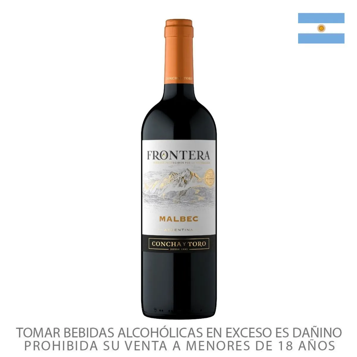 FRONTERA - Vino Frontera Malbec Botella 750 mL