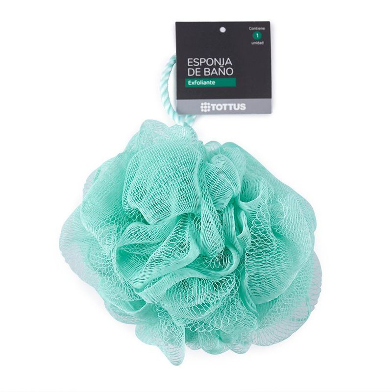TOTTUS - Esponja Baño Nylon Aqua