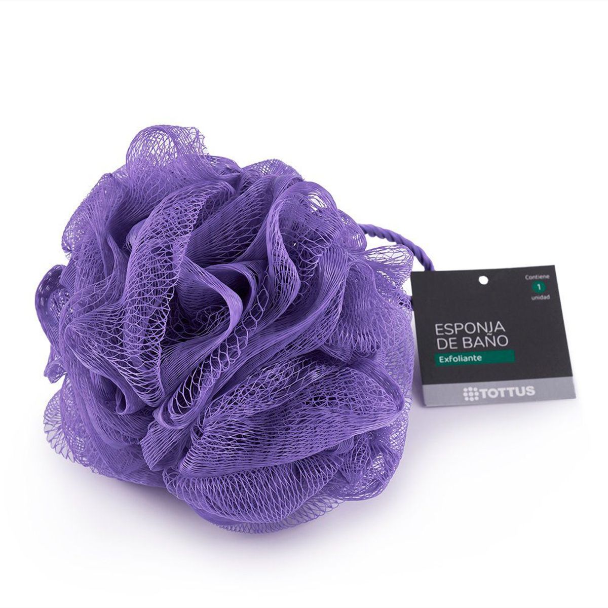 TOTTUS - Esponja de Nylon Baño Lila Tottus