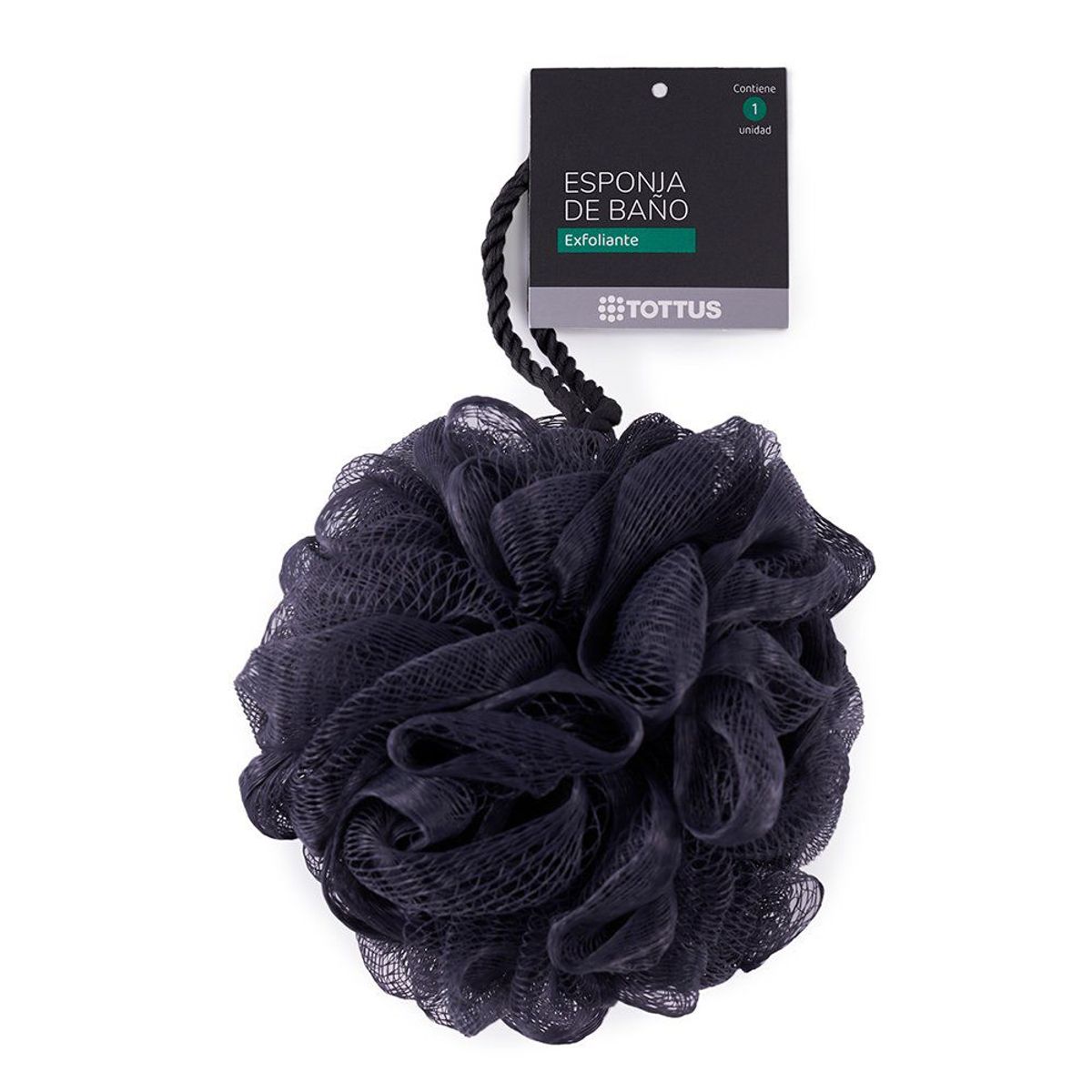 TOTTUS - Esponja de Nylon Baño Gris Tottus