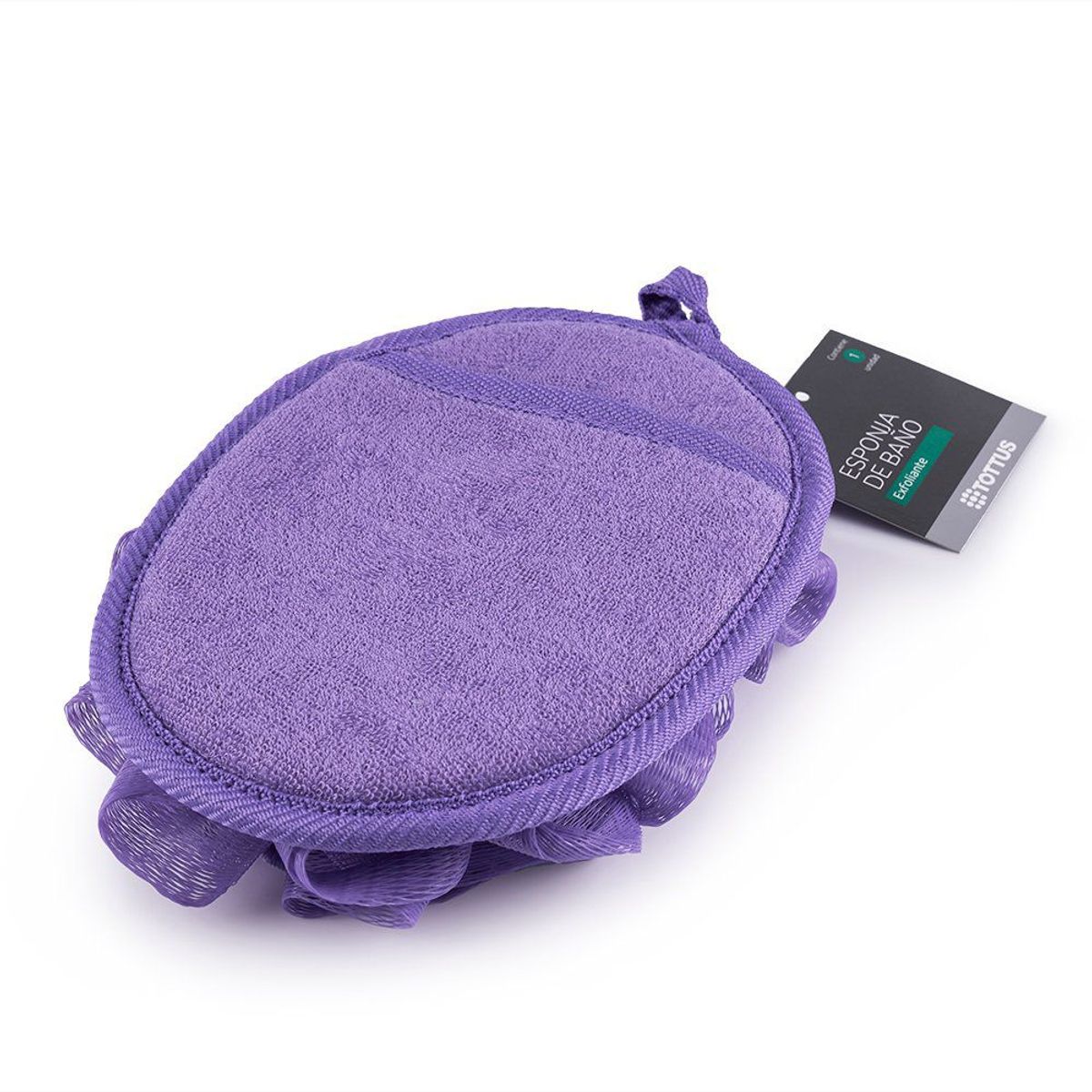 TOTTUS - Esponja 2 en 1 Lila Tottus