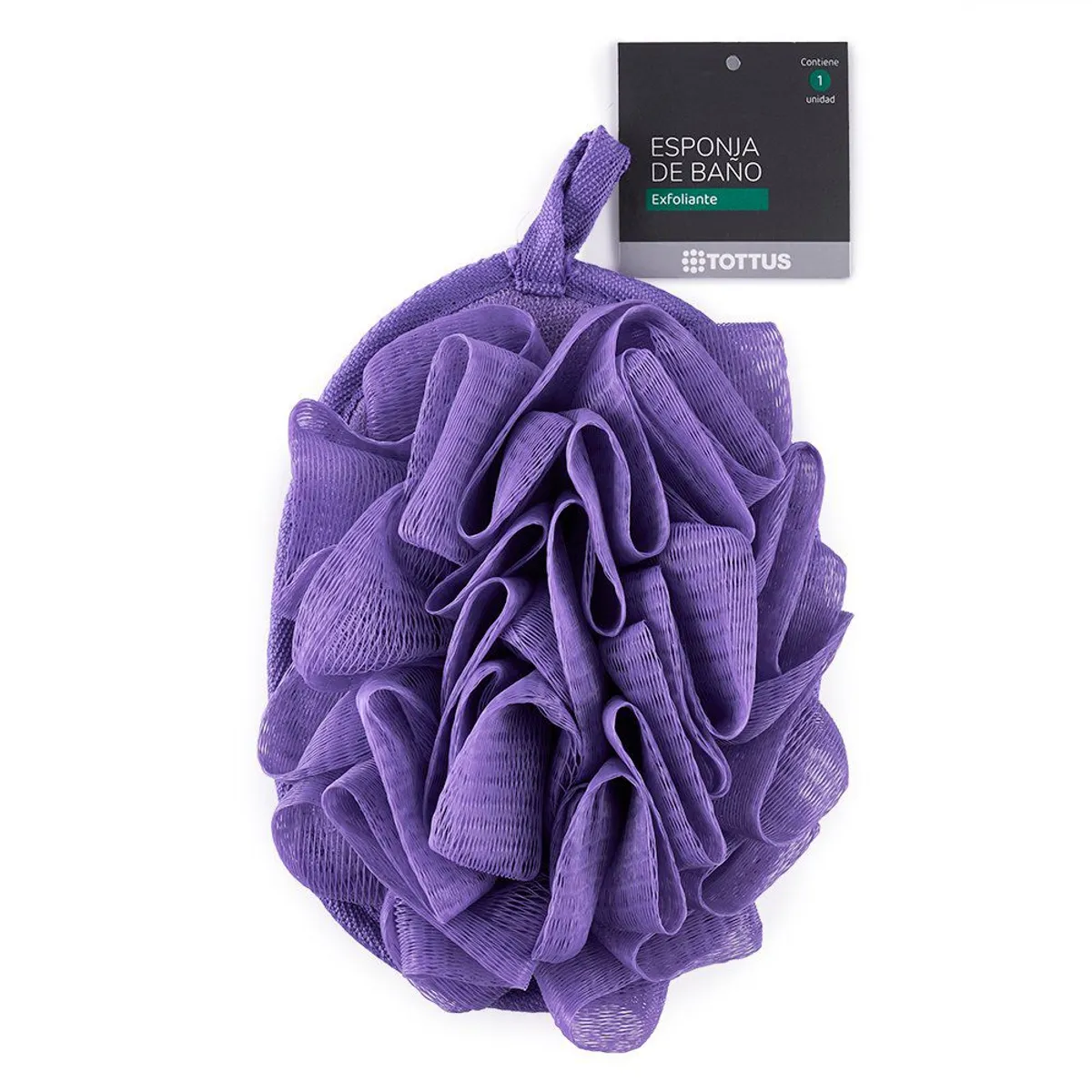 TOTTUS - Esponja 2 en 1 Lila Tottus