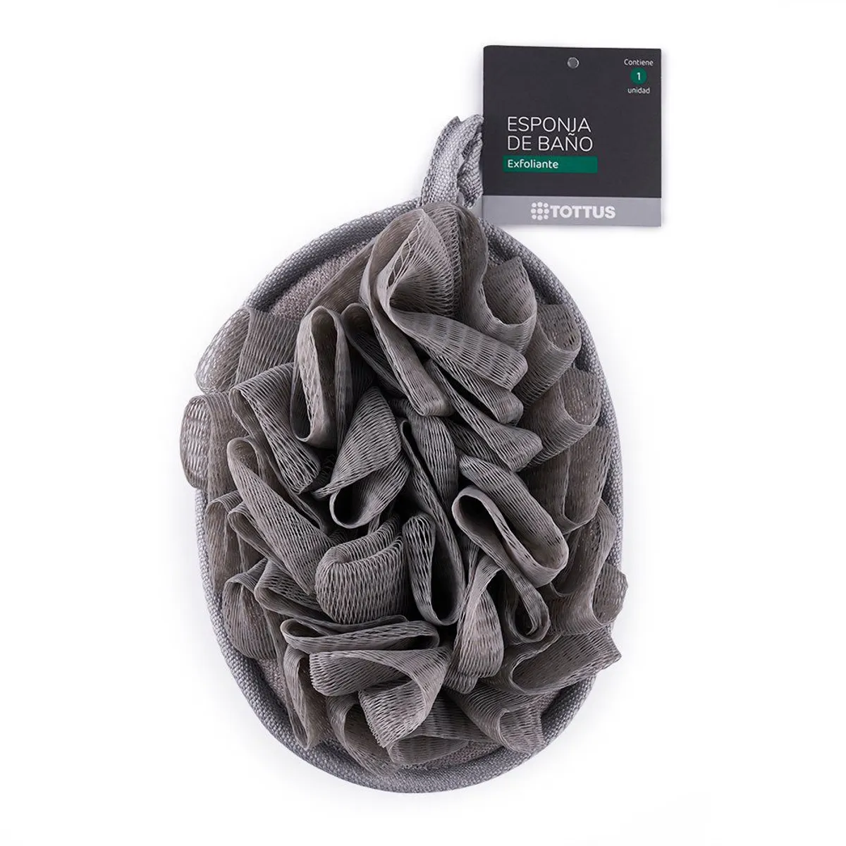 TOTTUS - Esponja 2 en 1 Gris Tottus