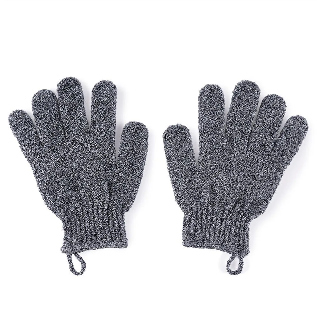 TOTTUS - Guantes de Baño Exfoliante Gris Tottus