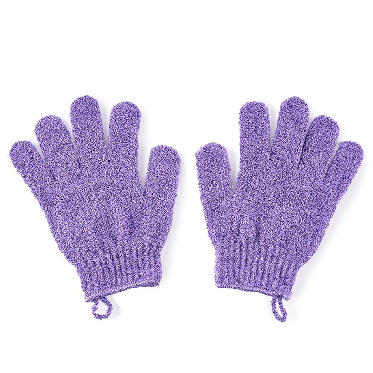 TOTTUS - Guantes de Baño Exfoliante Lila Tottus