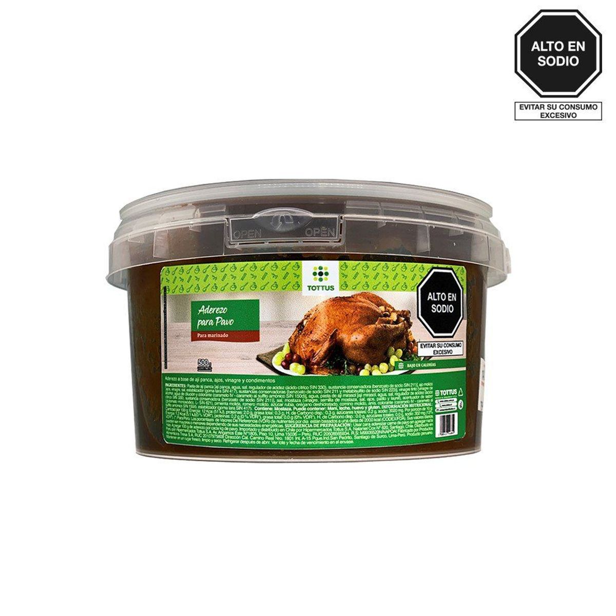 TOTTUS - Aderezo Para Pavo X 0.5 Kg