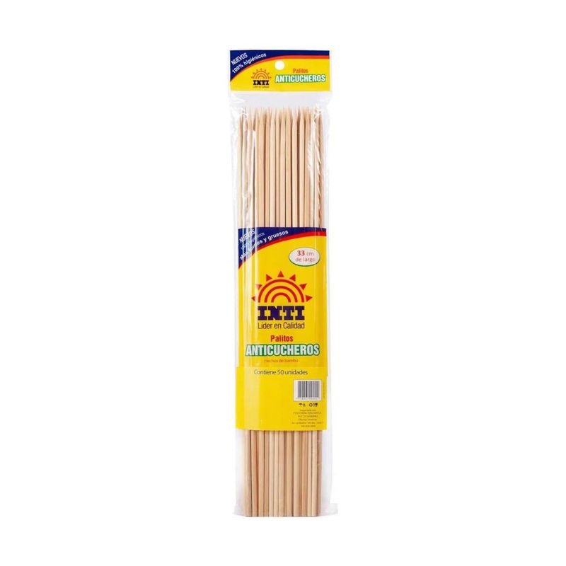 INTI - Palitos Para Anticuchos Inti Empaque 50 Und