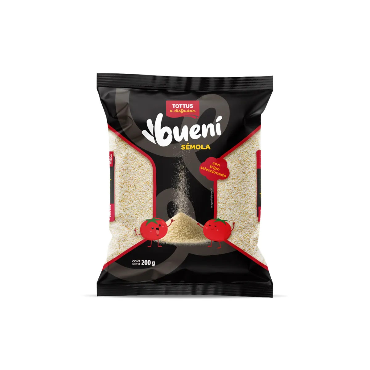 TOTTUS - Sémola Tottus Bolsa 200 g