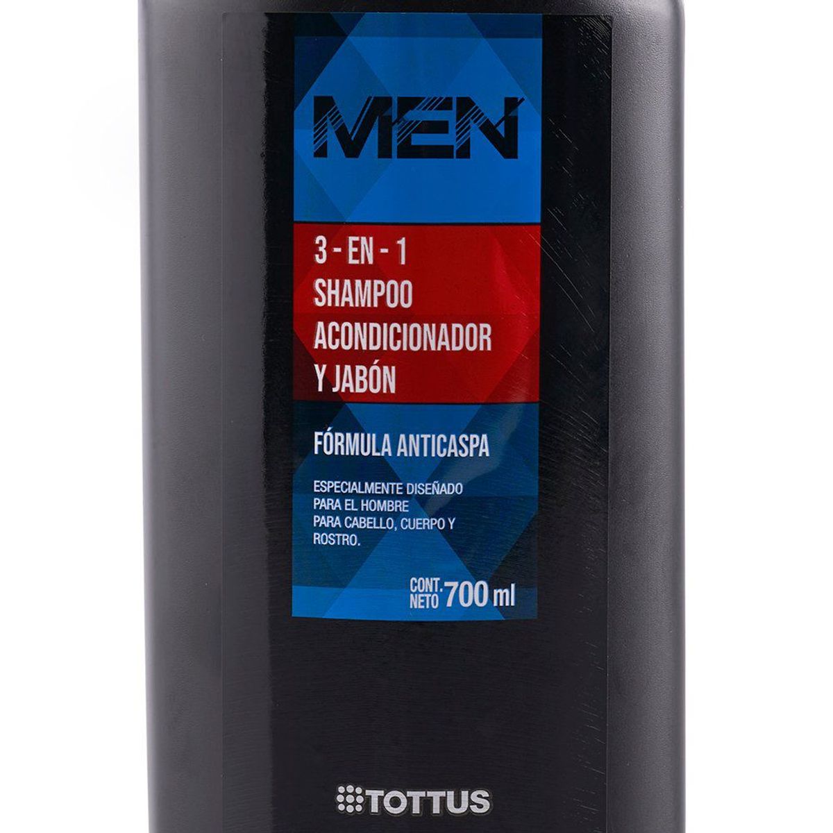 TOTTUS - Shampoo 3 en 1 Anticaspa Tottus Botella 700 mL
