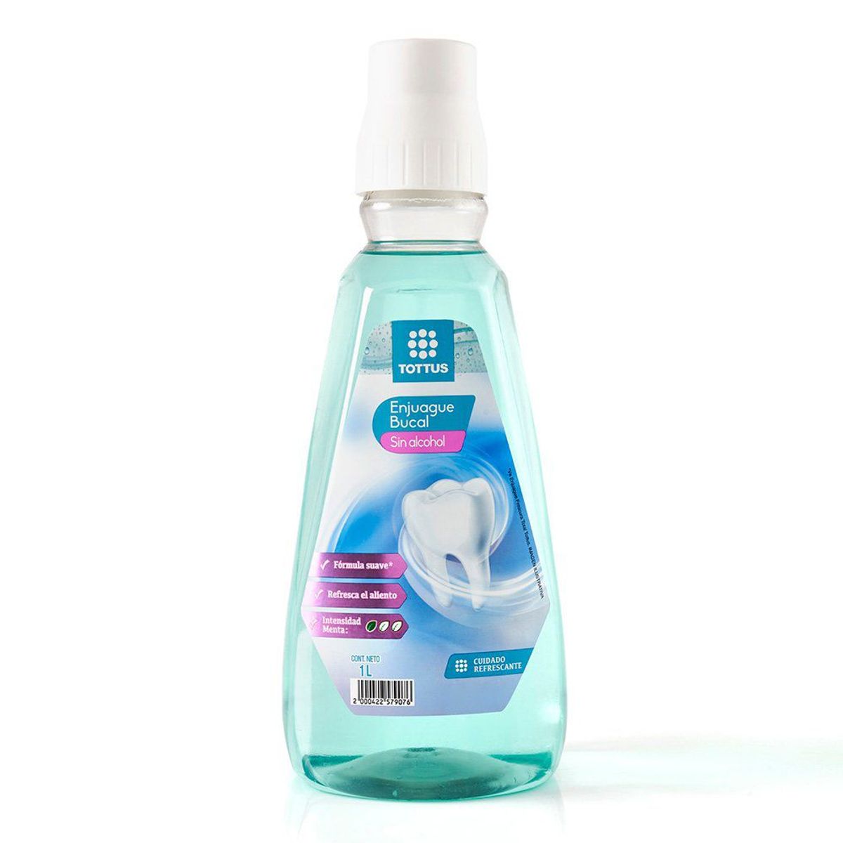 TOTTUS - Enjuage Bucal Tottus Sin Alcohol Envase 1 L