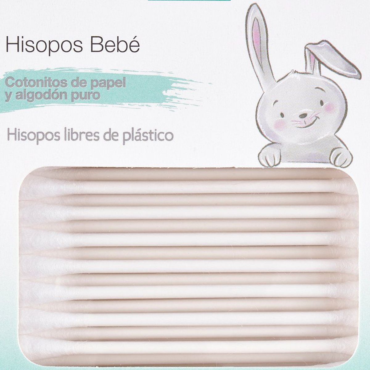 TOTTUS BEBE - Hisopos de Papel Tottus Bebé Empaque 100 Und