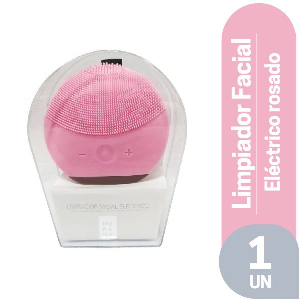 MURANA - Limpiador Facial Eléctrico Murana Rosado