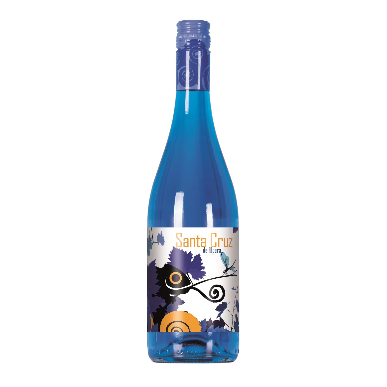 Vino Azul Frizzante Santa Cruz de Alpera Botella 750 mL Tottus Perú