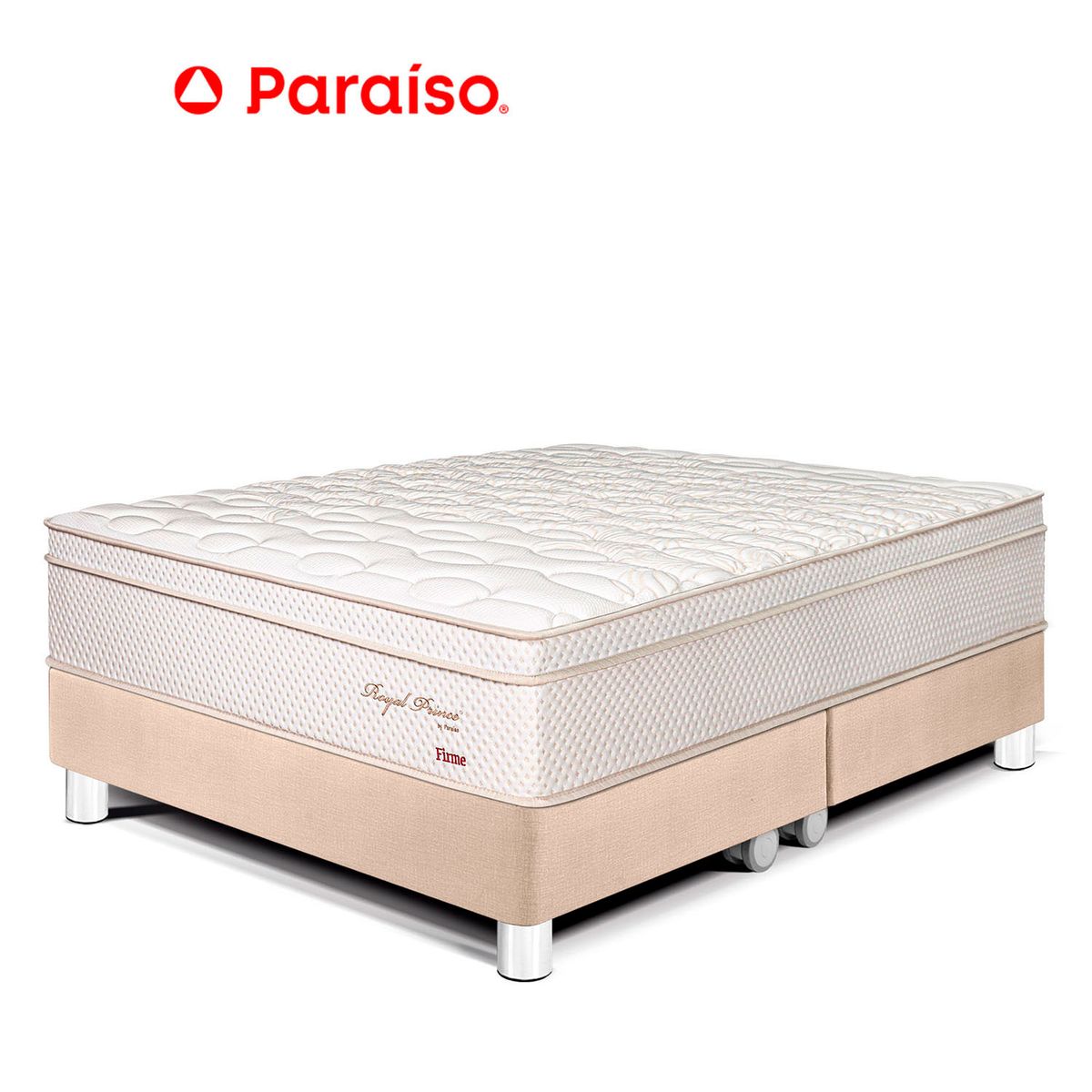 PARAISO - Cama Royal Prince Queen Champagne