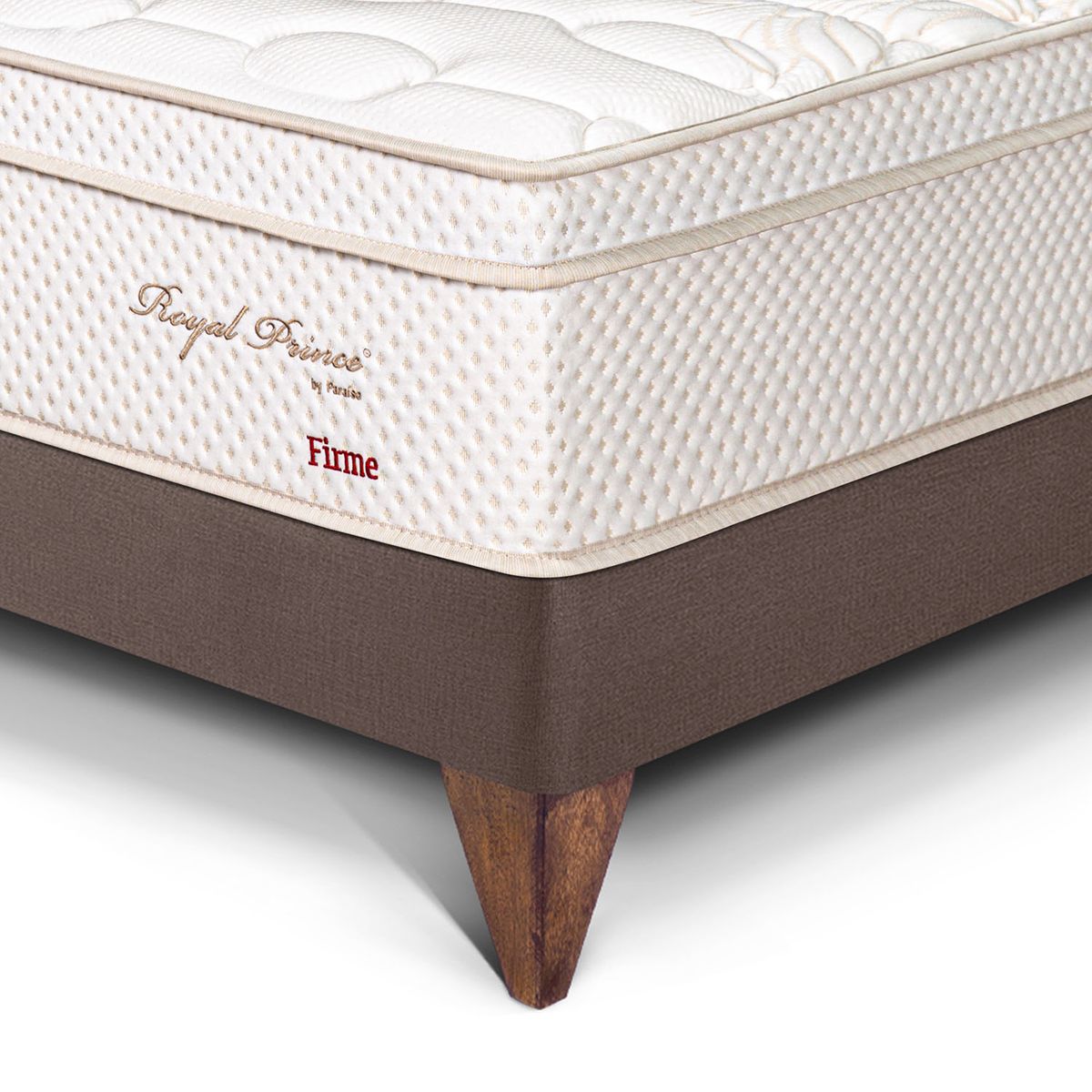 PARAISO - Cama Europea Royal Prince 1.5 Pz Chocola
