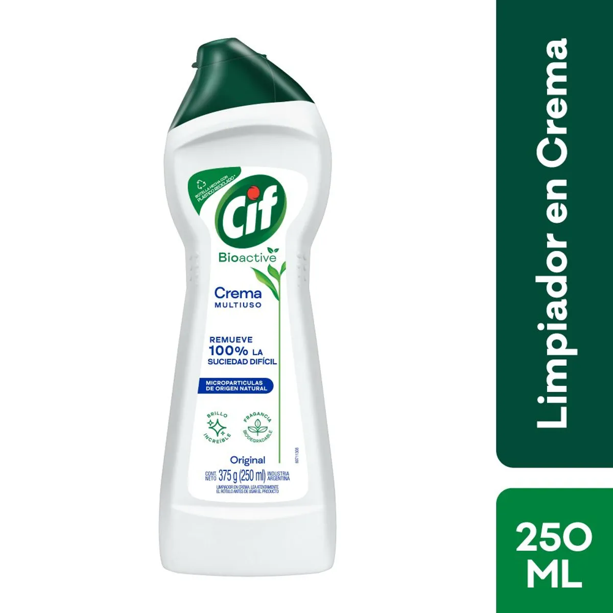 CIF - Limpiador en Crema Cif Bio Active Multiusos Envase 250 mL