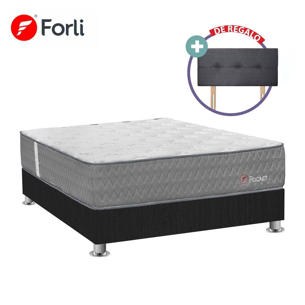 FORLI - Cama Americana Forli Pocket 2 Plz