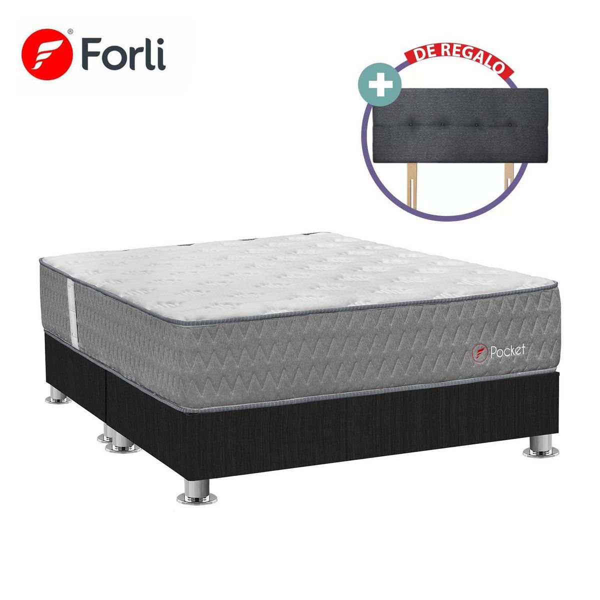 FORLI - Cama Americana Forli Pocket Queen