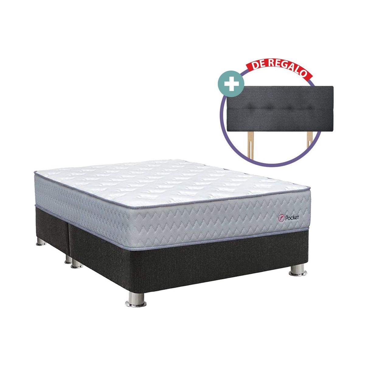 FORLI - Cama Americana Forli Pocket Queen