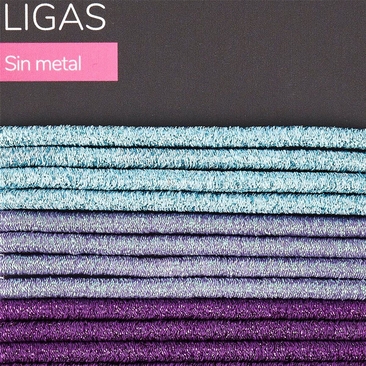 TOTTUS - Ligas Regulares para Cabello Tottus Mix Color Empaque 16 Und