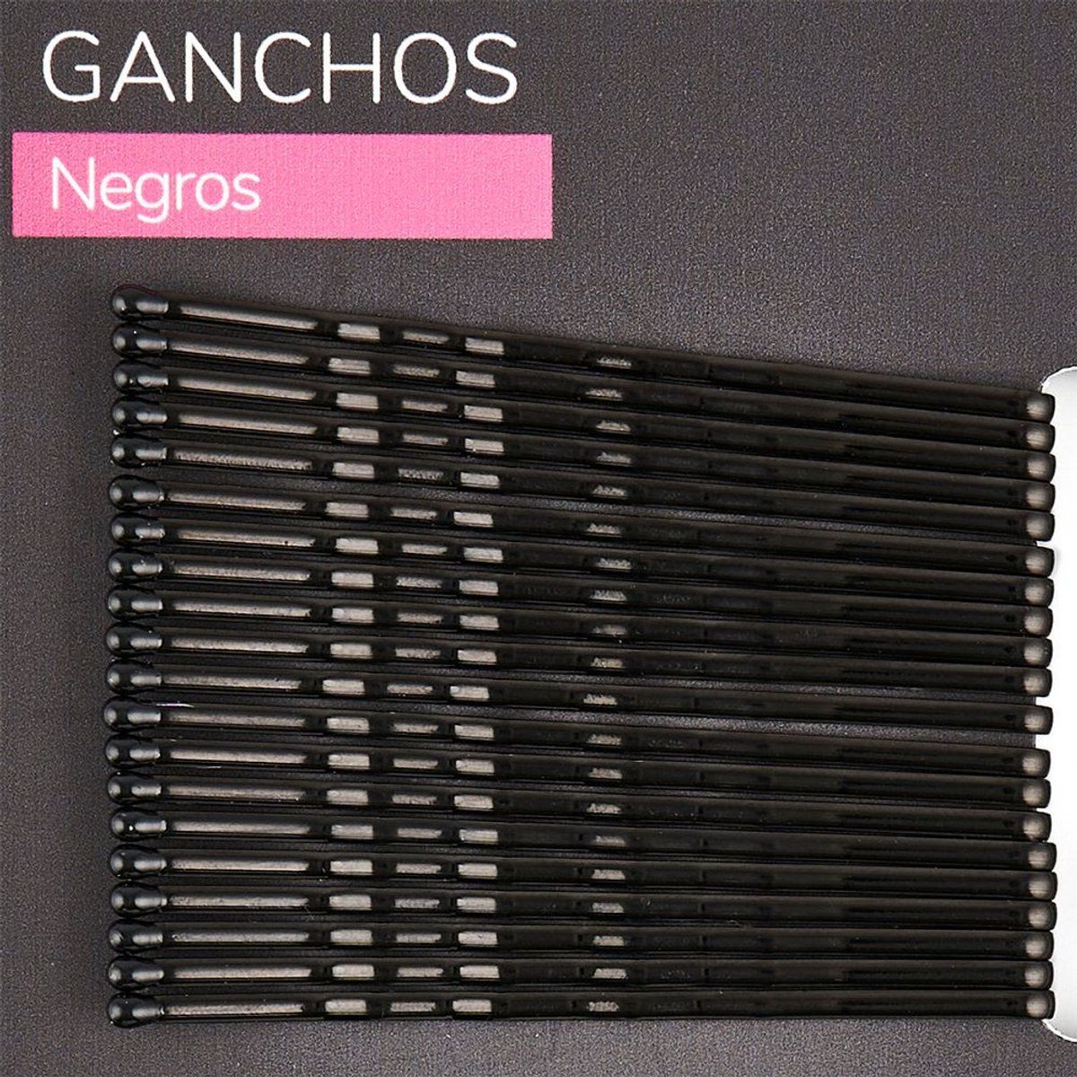 TOTTUS - Ganchos Horquilla Negros Tottus Empaque 40 Und