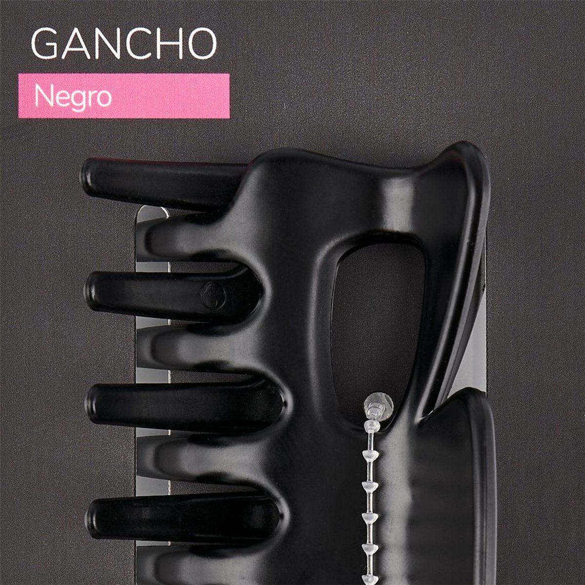TOTTUS - Gancho Grande para Cabello Tottus Color Negro