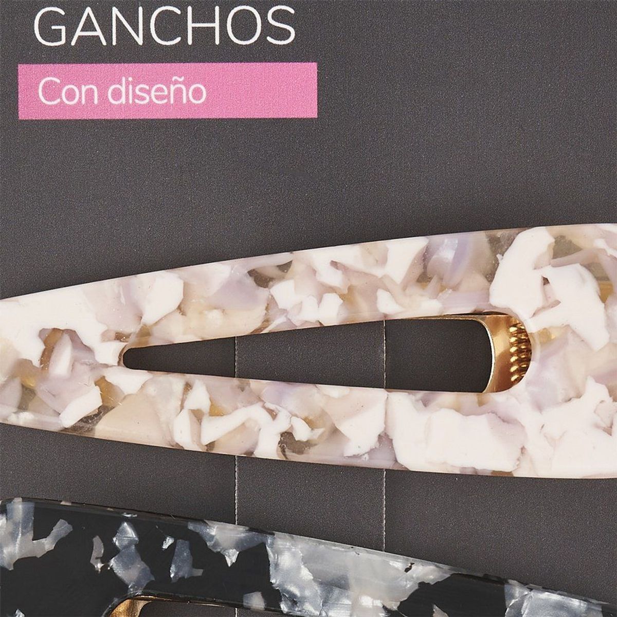 TOTTUS - Ganchos Gruesos Clip para Cabello Tottus Empaque 2 Und