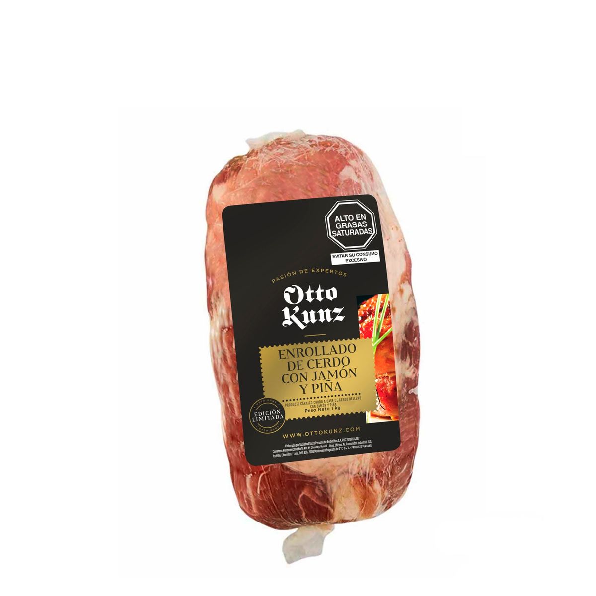 OTTO KUNZ - Enrollado de Cerdo con Jamón y Piña Otto Kunz Empaque 1 Kg