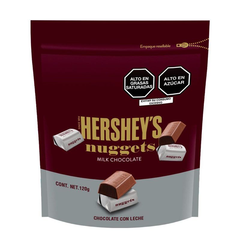 HERSHEYS - Nuggets Chocolate Hersheys Doypack 120 g